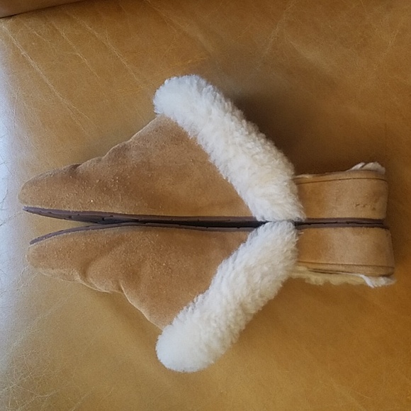 Ugg classic chestnut brown fur slippers mules shoes - Picture 7 of 8